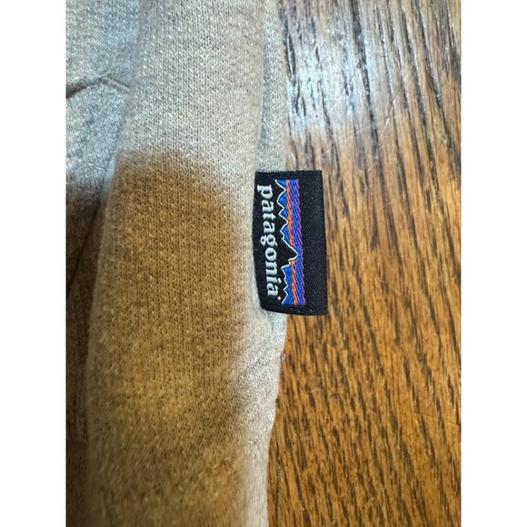 Patagonia Womens Organic Cotton Graphic Hoodie Brown Heather Sweatshirt Medium - Picture 4 of 11